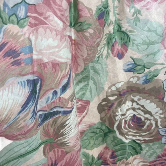 Vintage House of Bianchi Floral Victorian Prairie Midi Puff Sleeve Corset Dress - Picture 11 of 15